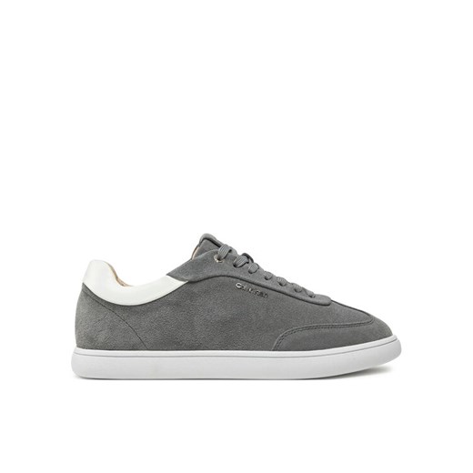 Calvin Klein Sneakersy Cupsole Lace Up - Sue HW0HW02436 Szary ze sklepu MODIVO w kategorii Buty sportowe damskie - zdjęcie 182660231