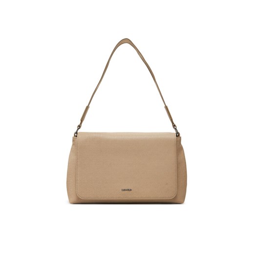 Calvin Klein Torebka Ck Must Satchel_Mono K60K613181 Beżowy ze sklepu MODIVO w kategorii Torebki damskie - zdjęcie 182660233