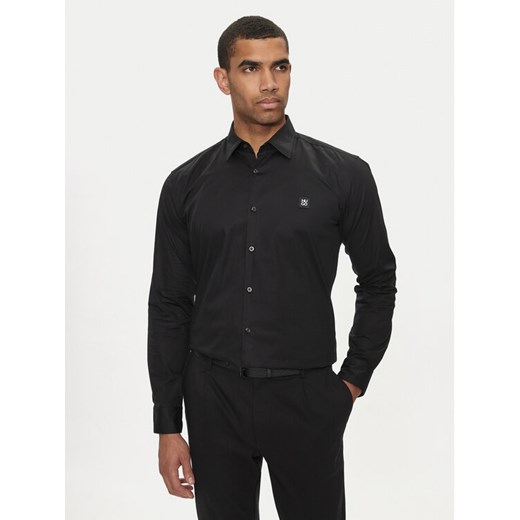 Hugo Koszula Ermo 50505315 Czarny Slim Fit ze sklepu MODIVO w kategorii Koszule męskie - zdjęcie 182660244