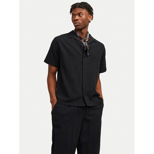 Jack&Jones Koszula Luke 12255781 Czarny Relaxed Fit ze sklepu MODIVO w kategorii Koszule męskie - zdjęcie 182660312