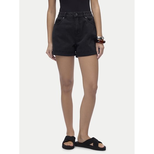 Vero Moda Szorty jeansowe Zuri 10279493 Czarny Regular Fit ze sklepu MODIVO w kategorii Szorty - zdjęcie 182660314