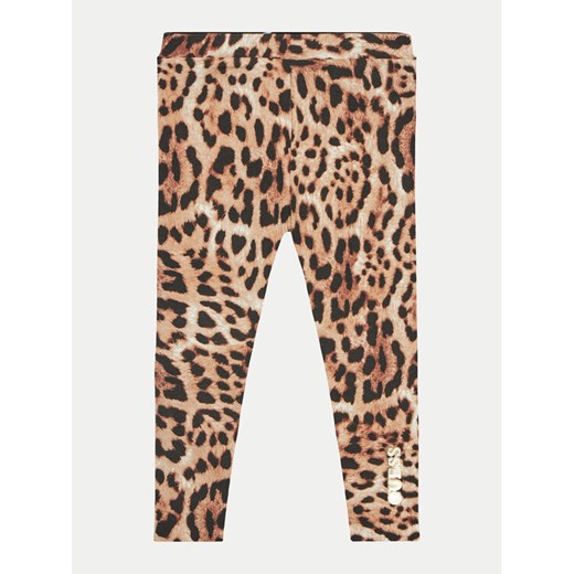 Guess Legginsy K4BB00 K6YW3 Kolorowy Slim Fit ze sklepu MODIVO w kategorii Spodnie dziewczęce - zdjęcie 182660422
