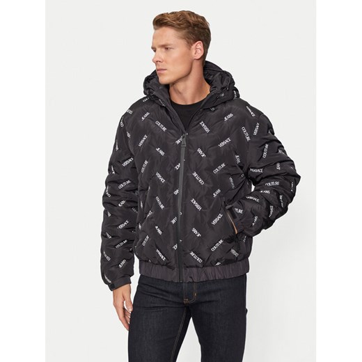Versace Jeans Couture Kurtka puchowa 77GAU406 Czarny Regular Fit ze sklepu MODIVO w kategorii Kurtki męskie - zdjęcie 182660443