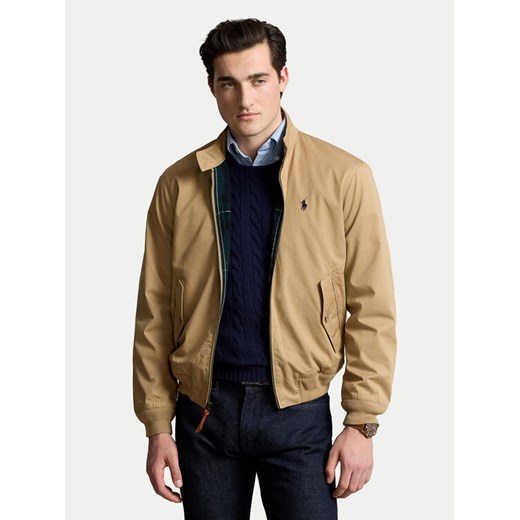 Polo Ralph Lauren Kurtka bomber 710923261001 Beżowy Regular Fit ze sklepu MODIVO w kategorii Kurtki męskie - zdjęcie 182660483