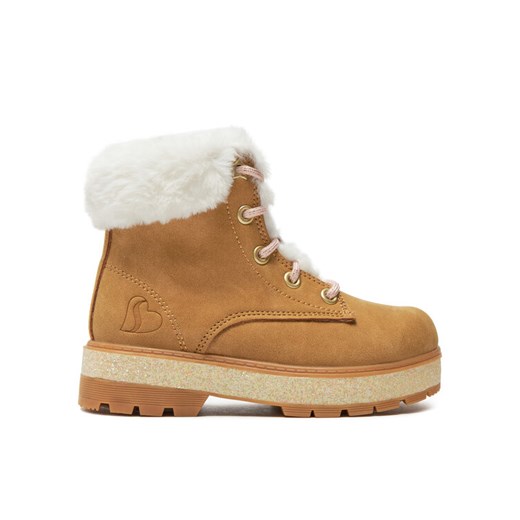 Skechers Trapery Street Glitz 310952L Brązowy ze sklepu MODIVO w kategorii Buty zimowe dziecięce - zdjęcie 182660493