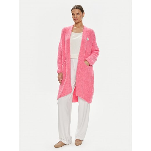 American Vintage Kardigan Zolly ZOL19BE24 Różowy Relaxed Fit ze sklepu MODIVO w kategorii Swetry damskie - zdjęcie 182660562