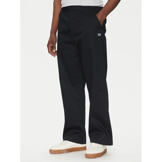 Champion Spodnie materiałowe 220715 Czarny Regular Fit ze sklepu MODIVO w kategorii Spodnie męskie - zdjęcie 182660601