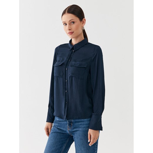 Vero Moda Koszula Sunny 10260627 Granatowy Regular Fit ze sklepu MODIVO w kategorii Koszule damskie - zdjęcie 182660682