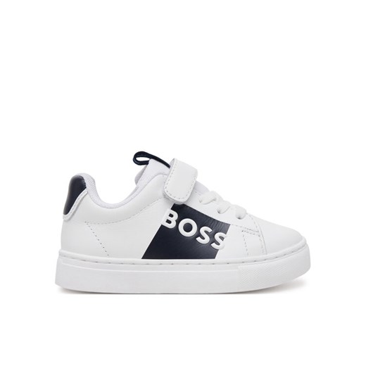 BOSS Sneakersy J52165 S Biały ze sklepu MODIVO w kategorii Buty sportowe dziecięce - zdjęcie 182660692