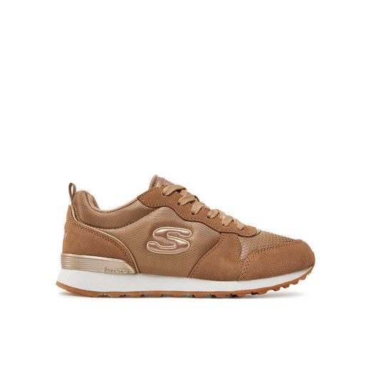 Skechers Sneakersy 111/TAN Brązowy ze sklepu MODIVO w kategorii Buty sportowe damskie - zdjęcie 182660710
