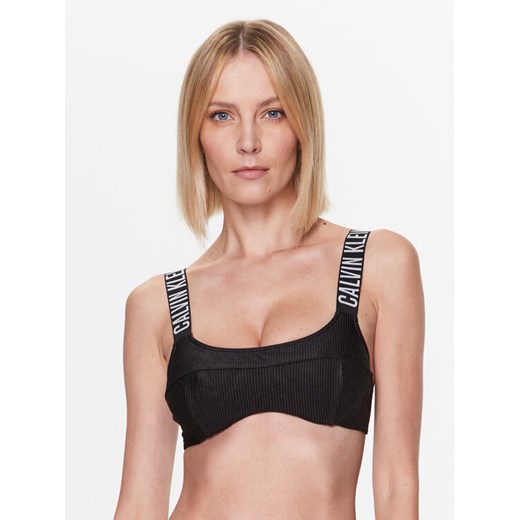 Calvin Klein Swimwear Góra od bikini KW0KW01968 Czarny M MODIVO