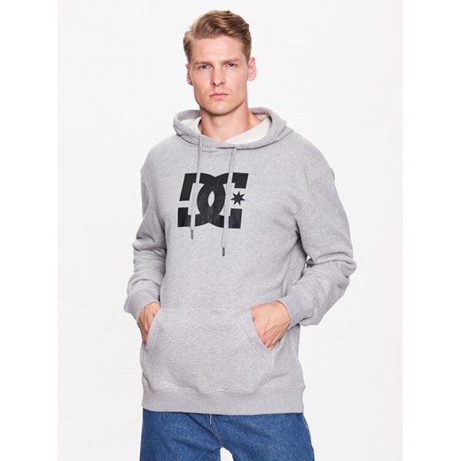 DC Bluza ADYSF03099 Szary Regular Fit ze sklepu MODIVO w kategorii Bluzy męskie - zdjęcie 182660764