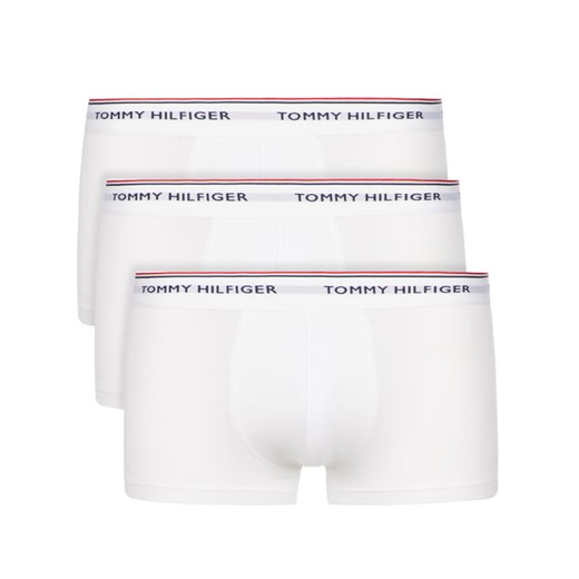 Tommy Hilfiger Komplet 3 par bokserek 3P Lr Trunk 1U87903841 Biały ze sklepu MODIVO w kategorii Majtki męskie - zdjęcie 182660782