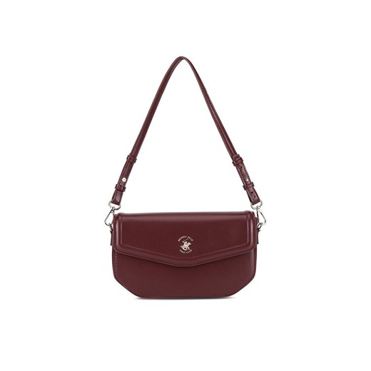 Beverly Hills Polo Club Torebka BHPC-L-001-06 Bordowy ze sklepu MODIVO w kategorii Listonoszki - zdjęcie 182660833