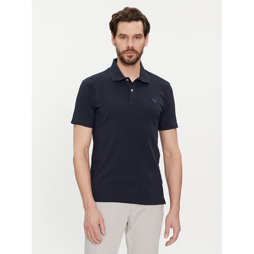 Guess Polo M4GP66 KC701 Granatowy Slim Fit Guess S MODIVO