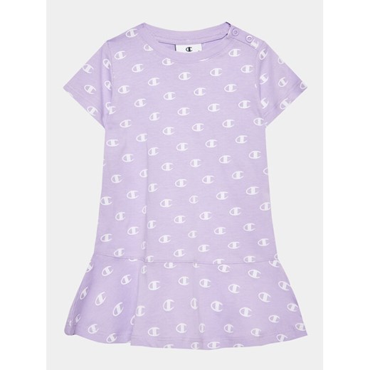 Champion Sukienka codzienna 404687 Fioletowy Regular Fit ze sklepu MODIVO w kategorii Sukienki dziewczęce - zdjęcie 182660854