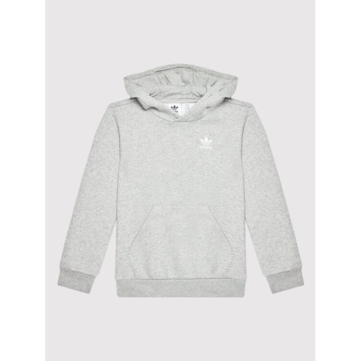 adidas Bluza adicolor H32353 Szary Regular Fit ze sklepu MODIVO w kategorii Bluzy chłopięce - zdjęcie 182660880