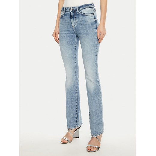 Guess Jeansy W5RA0L D5L71 Niebieski Regular Fit ze sklepu MODIVO w kategorii Jeansy damskie - zdjęcie 182660900