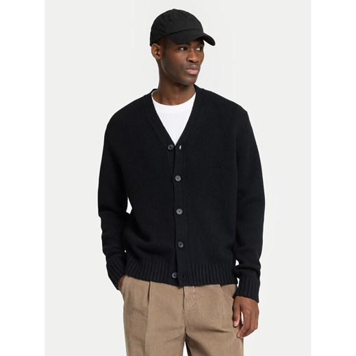 Selected Homme Kardigan Cody 16095620 Czarny Relaxed Fit ze sklepu MODIVO w kategorii Swetry męskie - zdjęcie 182660934
