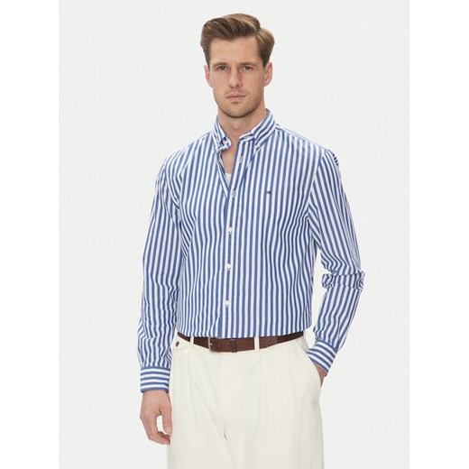 Tommy Hilfiger Koszula MW0MW39159 Niebieski Regular Fit ze sklepu MODIVO w kategorii Koszule męskie - zdjęcie 182660961