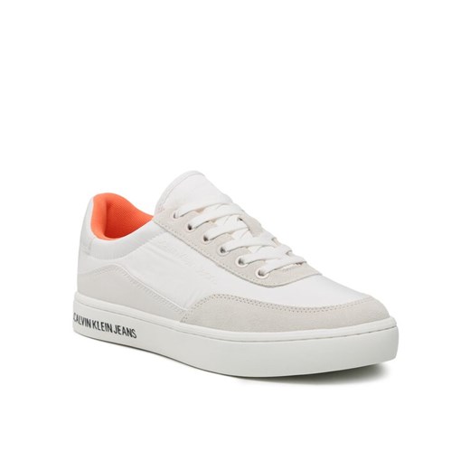 Calvin Klein Jeans Sneakersy Classic Cupsole Su Softny YM0YM00669 Biały ze sklepu MODIVO w kategorii Buty sportowe męskie - zdjęcie 182660993