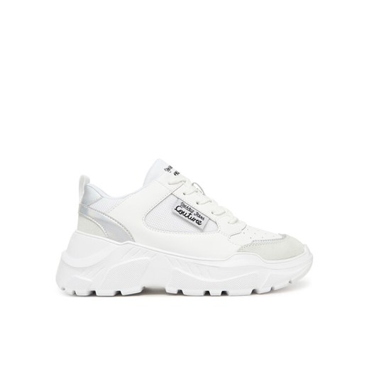 Versace Jeans Couture Sneakersy 78VA3SC2 Biały ze sklepu MODIVO w kategorii Buty sportowe damskie - zdjęcie 182661013