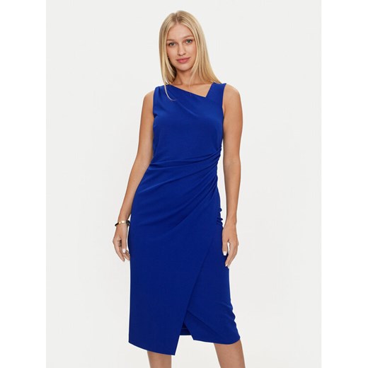Joseph Ribkoff Sukienka koktajlowa 242234 Niebieski Slim Fit ze sklepu MODIVO w kategorii Sukienki - zdjęcie 182661020