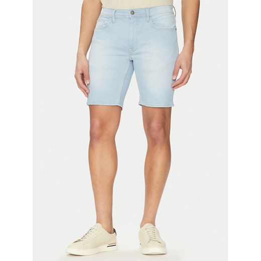 Blend Szorty jeansowe 20718125 Niebieski Regular Fit ze sklepu MODIVO w kategorii Spodenki męskie - zdjęcie 182661030
