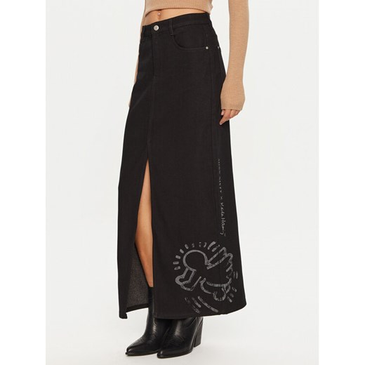 Miss Sixty Spódnica jeansowa 6L3KJ2450000 Czarny Regular Fit ze sklepu MODIVO w kategorii Spódnice - zdjęcie 182661033