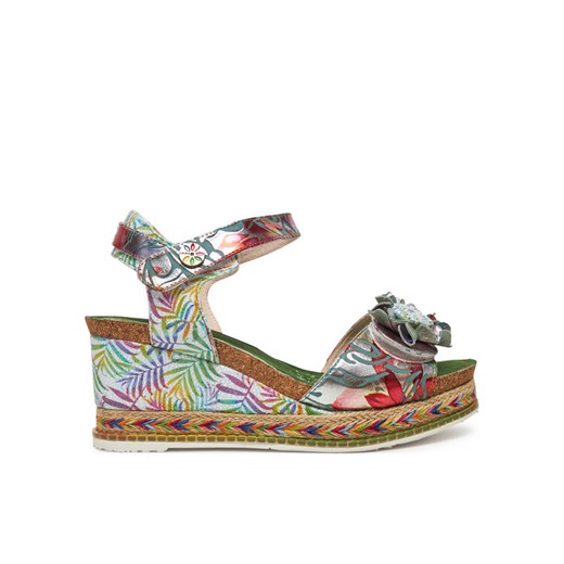 Laura Vita Espadryle Hacdeo 09 Srebrny ze sklepu MODIVO w kategorii Espadryle damskie - zdjęcie 182661063