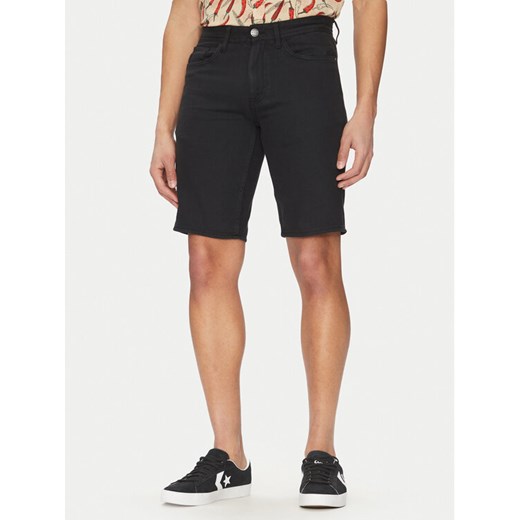 Blend Szorty jeansowe 20718128 Czarny Regular Fit ze sklepu MODIVO w kategorii Spodenki męskie - zdjęcie 182661091