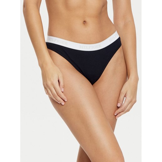 Tommy Hilfiger Stringi UW0UW05539 Granatowy ze sklepu MODIVO w kategorii Majtki damskie - zdjęcie 182661214