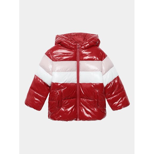 United Colors Of Benetton Kurtka zimowa 2O3AGN01P Czerwony Regular Fit ze sklepu MODIVO w kategorii Kurtki dziewczęce - zdjęcie 182661220