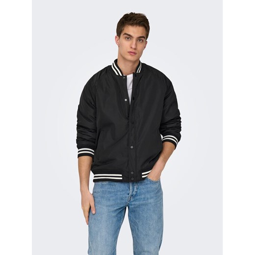 Only & Sons Kurtka przejściowa 22025423 Czarny Regular Fit ze sklepu MODIVO w kategorii Kurtki męskie - zdjęcie 182661251