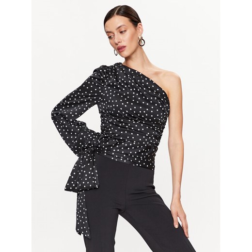 Pinko Bluzka Thira 100227 A0ZI Czarny Regular Fit ze sklepu MODIVO w kategorii Bluzki damskie - zdjęcie 182661340