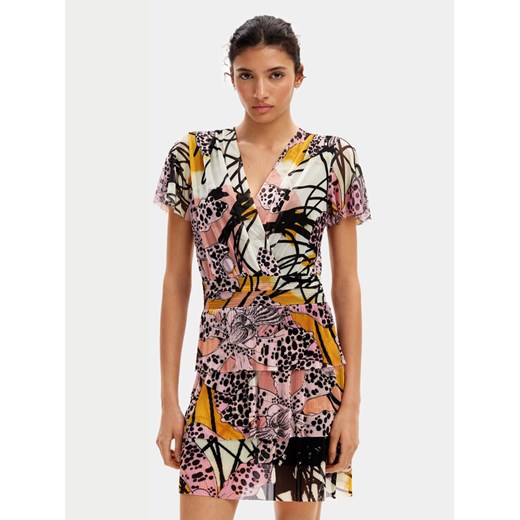 Desigual Sukienka letnia MONSIEUR CHRISTIAN LACROIX Cadiz 24SWVK52 Kolorowy Regular Fit ze sklepu MODIVO w kategorii Sukienki - zdjęcie 182661354