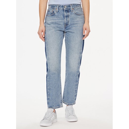Levi's® Jeansy 501® 36200-0316 Niebieski Cropped Fit ze sklepu MODIVO w kategorii Jeansy damskie - zdjęcie 182661362