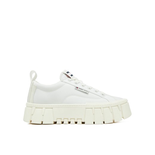 Tommy Jeans Trampki EN0EN02793 Biały ze sklepu MODIVO w kategorii Trampki damskie - zdjęcie 182661420
