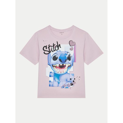 NAME IT T-Shirt 13238482 Różowy Regular Fit ze sklepu MODIVO w kategorii Bluzki dziewczęce - zdjęcie 182661444