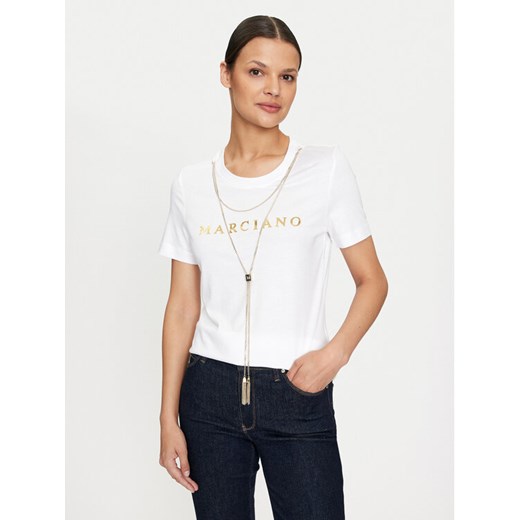 Marciano Guess T-Shirt Olivia 4YGI16 6138A Biały Regular Fit ze sklepu MODIVO w kategorii Bluzki damskie - zdjęcie 182661474
