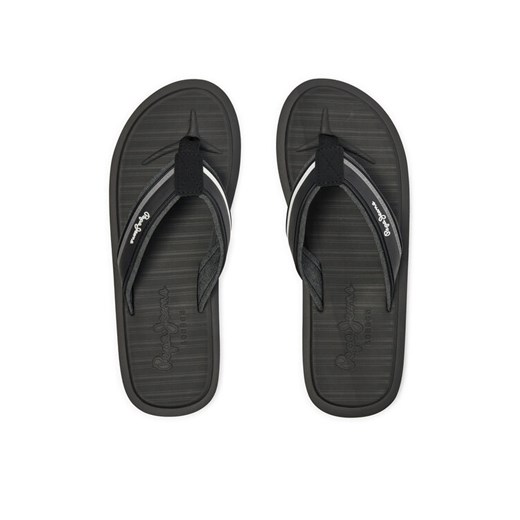 Pepe Jeans Japonki West Basic PMS70156 Czarny ze sklepu MODIVO w kategorii Klapki męskie - zdjęcie 182661570