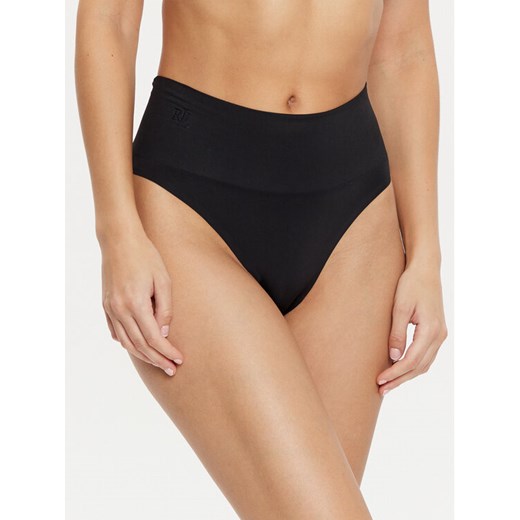 LAUREN RALPH LAUREN Figi klasyczne z wysokim stanem 4L0020 Czarny ze sklepu MODIVO w kategorii Majtki damskie - zdjęcie 182661581