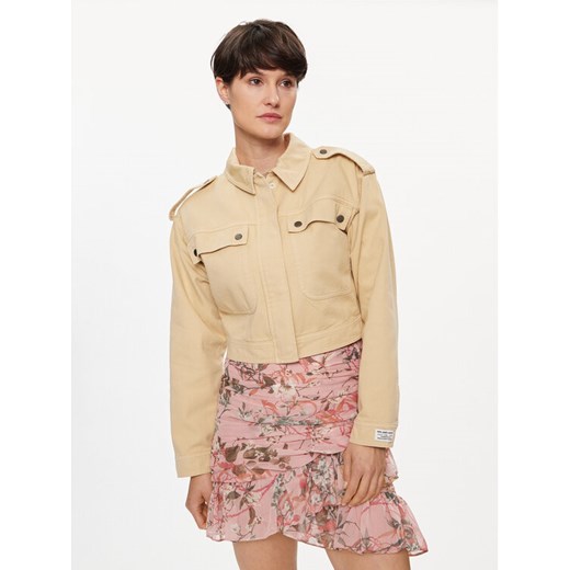 Pepe Jeans Kurtka przejściowa Samantha PL402363 Beżowy Regular Fit ze sklepu MODIVO w kategorii Kurtki damskie - zdjęcie 182661583