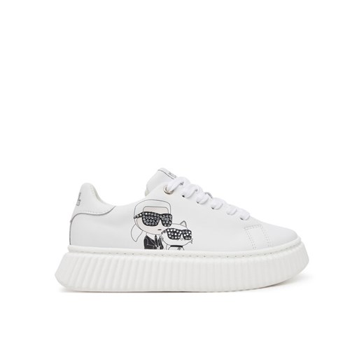 Karl Lagerfeld Kids Sneakersy Z30371 M Biały ze sklepu MODIVO w kategorii Buty sportowe dziecięce - zdjęcie 182661602