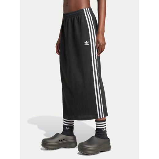 adidas Spódnica midi IY7279 Czarny Slim Fit ze sklepu MODIVO w kategorii Spódnice - zdjęcie 182661682
