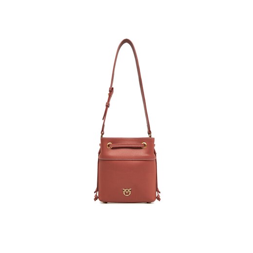 PINKO Torebka SECCHIELLO MINI 104303 A29Q L84Q Brązowy ze sklepu MODIVO w kategorii Torebki worki - zdjęcie 182661701