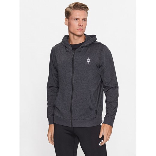 Skechers Kurtka przejściowa Knits Ultra Go Full Zip Hoodie JA26 Szary Regular Fit ze sklepu MODIVO w kategorii Kurtki męskie - zdjęcie 182661801