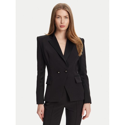 Elisabetta Franchi Marynarka GI-149-51E2 Czarny Regular Fit ze sklepu MODIVO w kategorii Marynarki damskie - zdjęcie 182661833