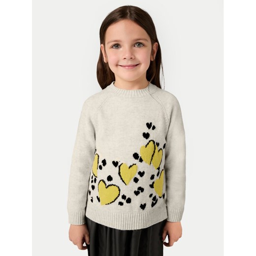 Mayoral Komplet sweter i sukienka 4925 Beżowy Regular Fit ze sklepu MODIVO w kategorii Sukienki dziewczęce - zdjęcie 182661882