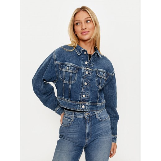 REPLAY Kurtka jeansowa W7Z1 .000.759 53D Niebieski Relaxed Fit ze sklepu MODIVO w kategorii Kurtki damskie - zdjęcie 182661960
